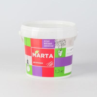 Краска для потолков MARTA ECO белая 1,3 кг