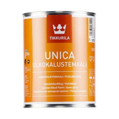 Краска для металла, дерева, пластика Tikkurila UNICA п/гл, 0,9л