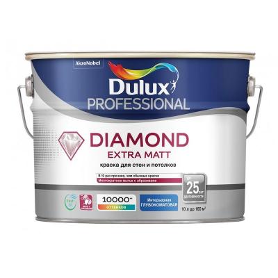 Краска для стен и потолков Dulux Professional Diamond Matt матовая база BW 10 л