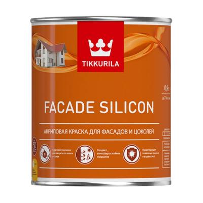 Краска фасадная Tikkurila Facade Silicon глубокоматовая база A 2,7 л