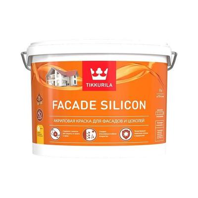Краска фасадная Tikkurila Facade Silicon глубокоматовая база A 9 л