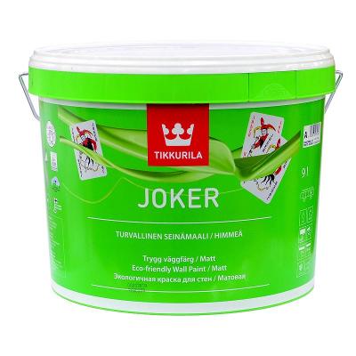 Краска интерьерная Tikkurilа Joker моющаяся матовая база А 9 л